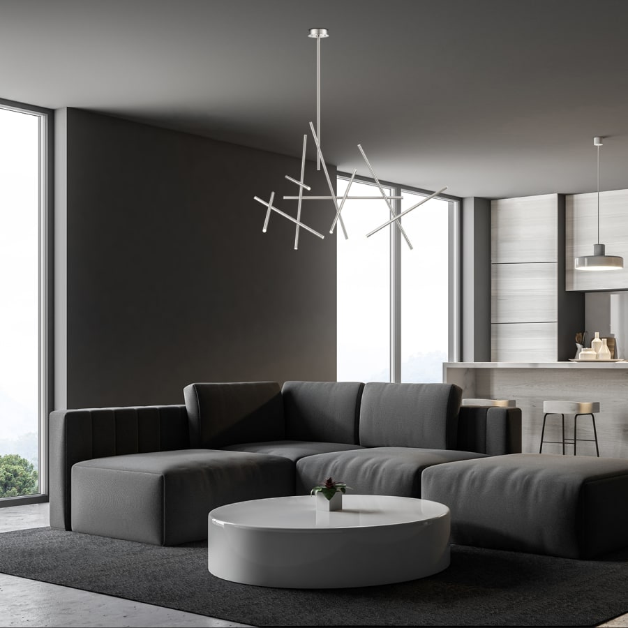 Eurofase Lighting Crossroads 18 Light 59" Wide LED Chandelier