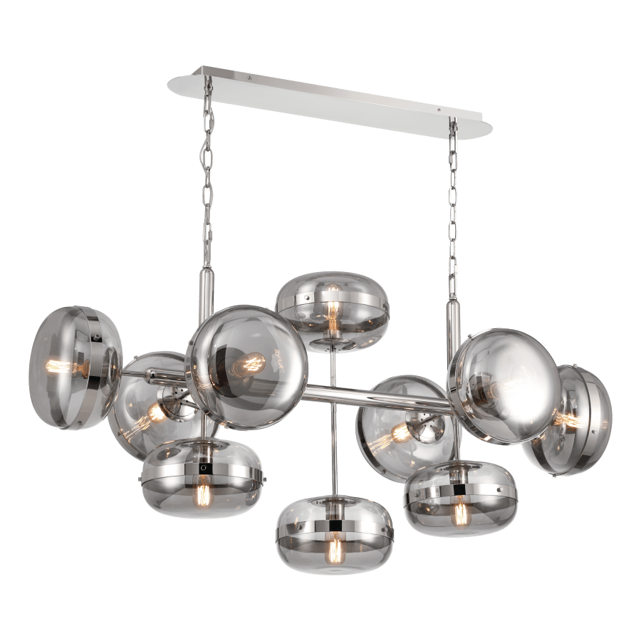 Eurofase Lighting Nottingham 10 Light 55" Wide Linear Chandelier