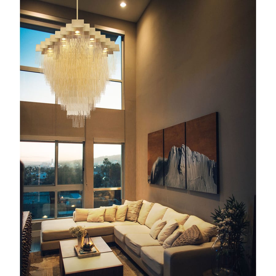 Eurofase Lighting Bloomfield 22 Light 47" Wide LED Chandelier