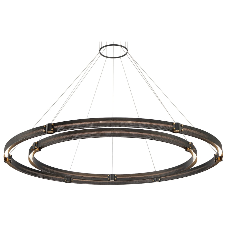 Eurofase Lighting Admiral 4 Light 62" Wide LED Ring Chandelier - 2 Rings