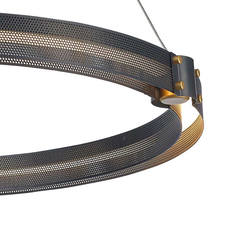 Eurofase Lighting Admiral 4 Light 48" Wide LED Ring Chandelier - 2 Tiers