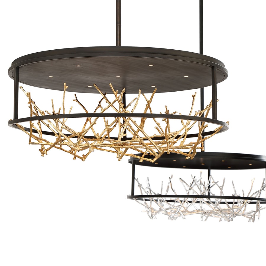 Eurofase Lighting Aerie 31" Wide LED Abstract Drum Chandelier