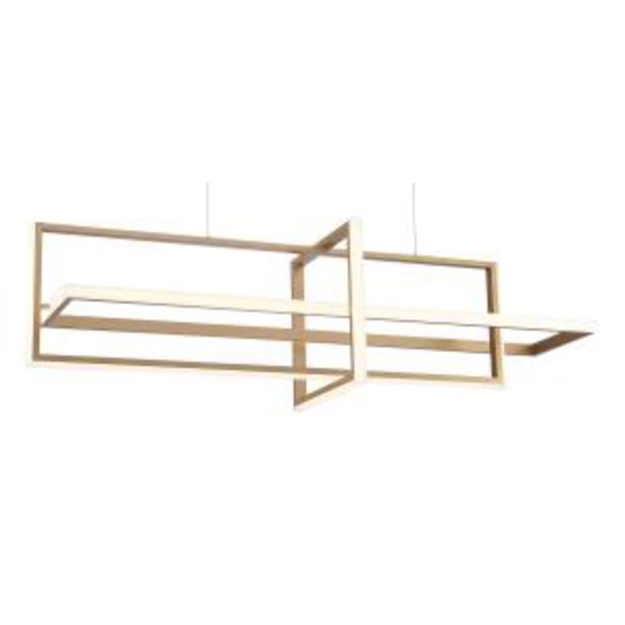 Eurofase Lighting Bordo 3 Light 56" Wide LED Abstract Chandelier