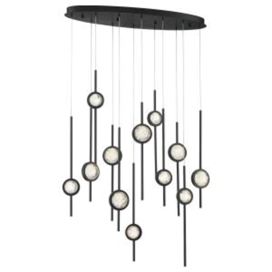 Eurofase Lighting Barletta 12 Light 38" Wide LED Abstract Linear Pendant