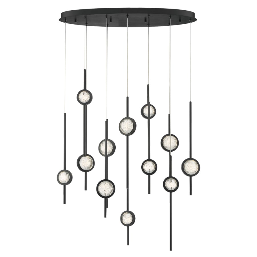 Eurofase Lighting Barletta 12 Light 38" Wide LED Abstract Linear Pendant