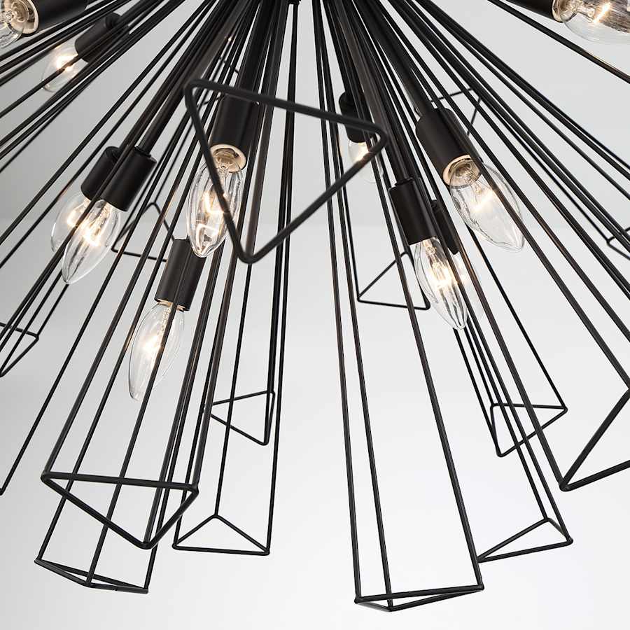Eurofase Lighting Dendelio 29 Light 41" Wide Sputnik Chandelier