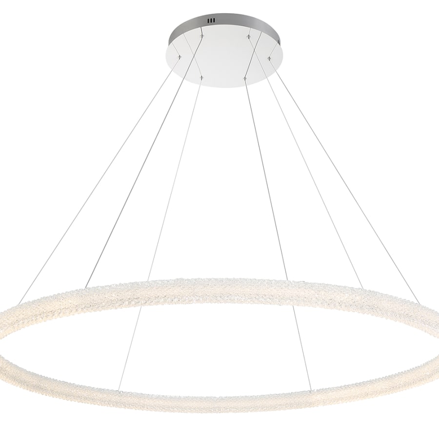 Eurofase Lighting Sassi 60" Wide LED Crystal Ring Chandelier