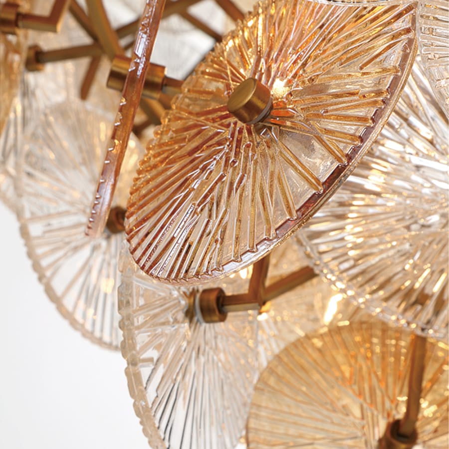 Eurofase Lighting Sue-Anne 27 Light 40" Wide Abstract Chandelier