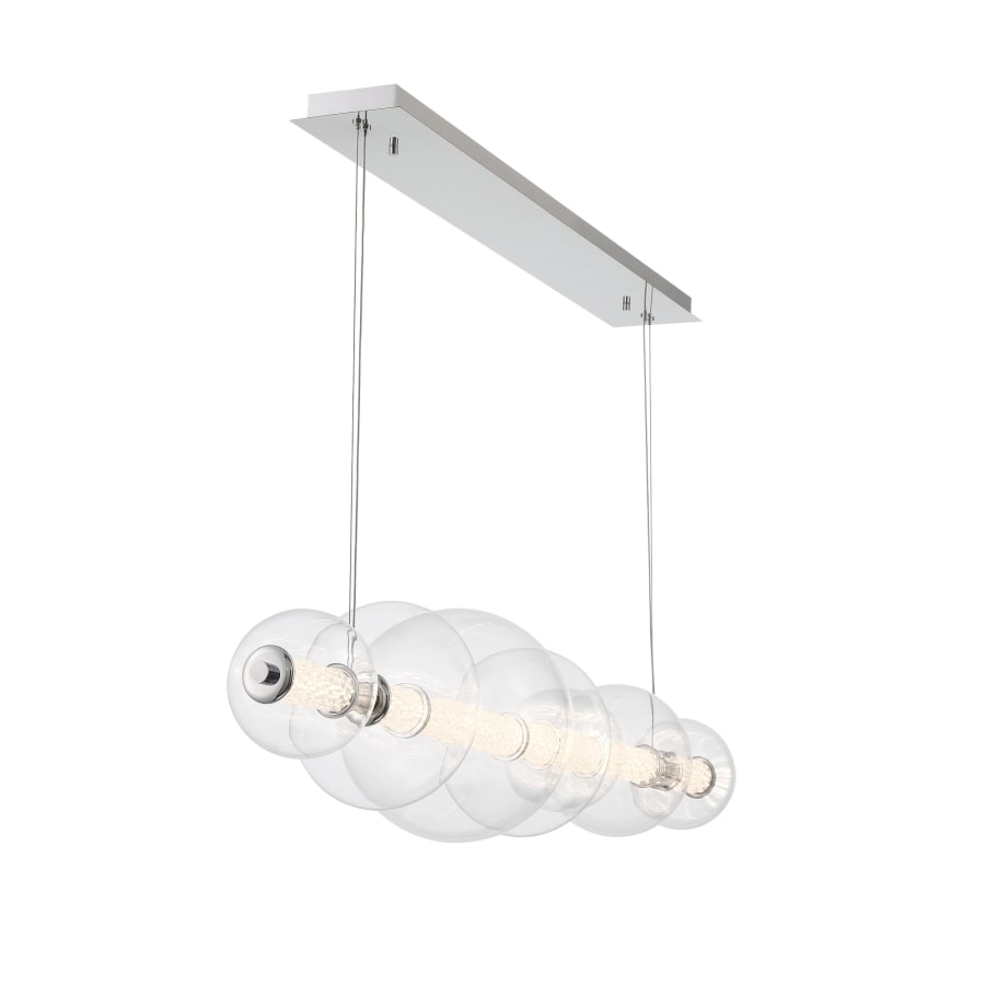 Eurofase Lighting Atomo 56" Wide 3000K LED Abstract Linear Chandelier