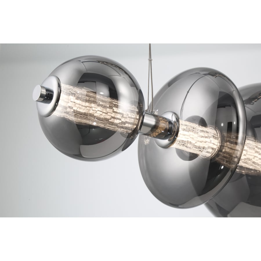 Eurofase Lighting Atomo 56" Wide 3000K LED Abstract Linear Chandelier