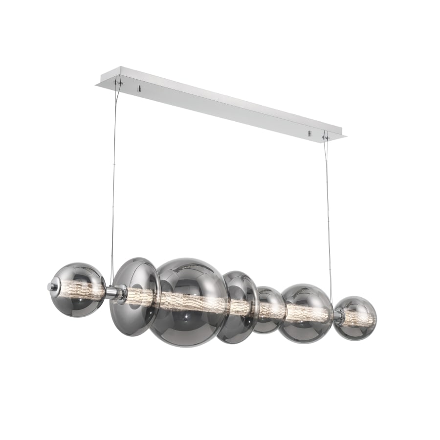Eurofase Lighting Atomo 56" Wide 3000K LED Abstract Linear Chandelier