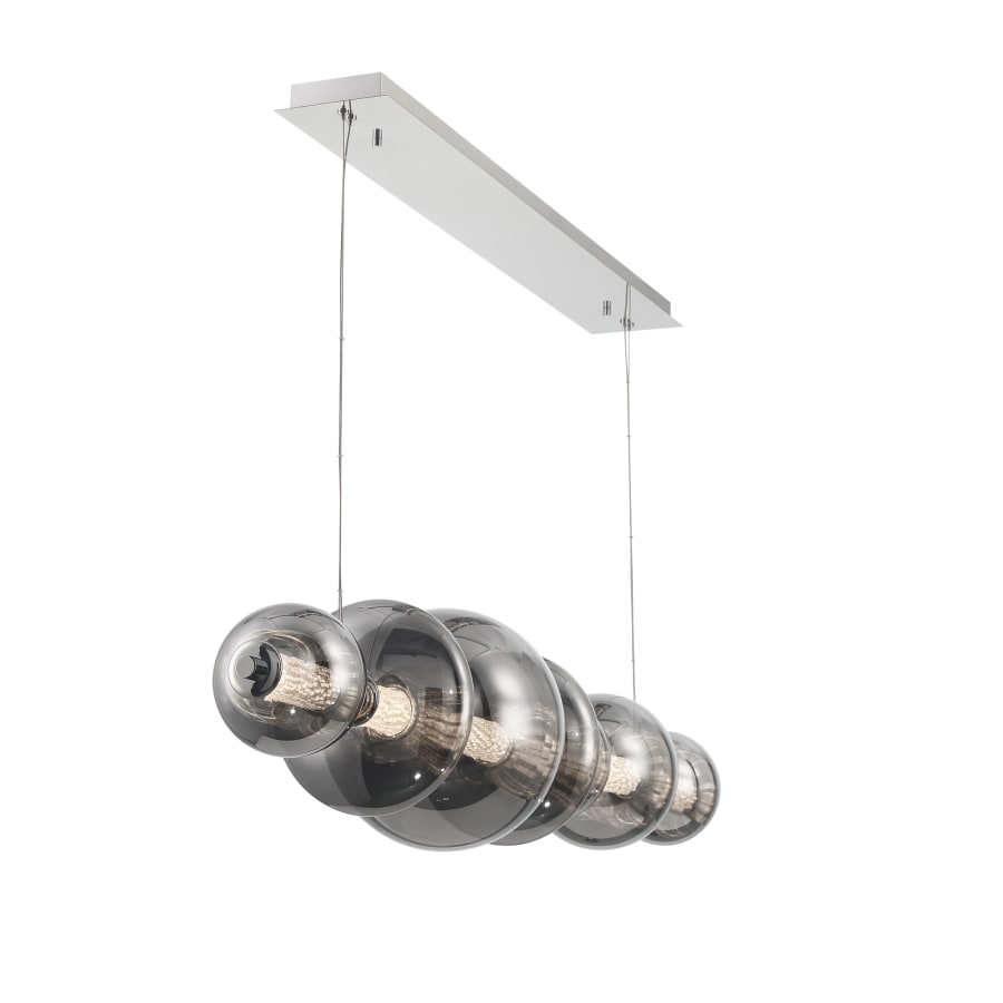 Eurofase Lighting Atomo 56" Wide 3000K LED Abstract Linear Chandelier