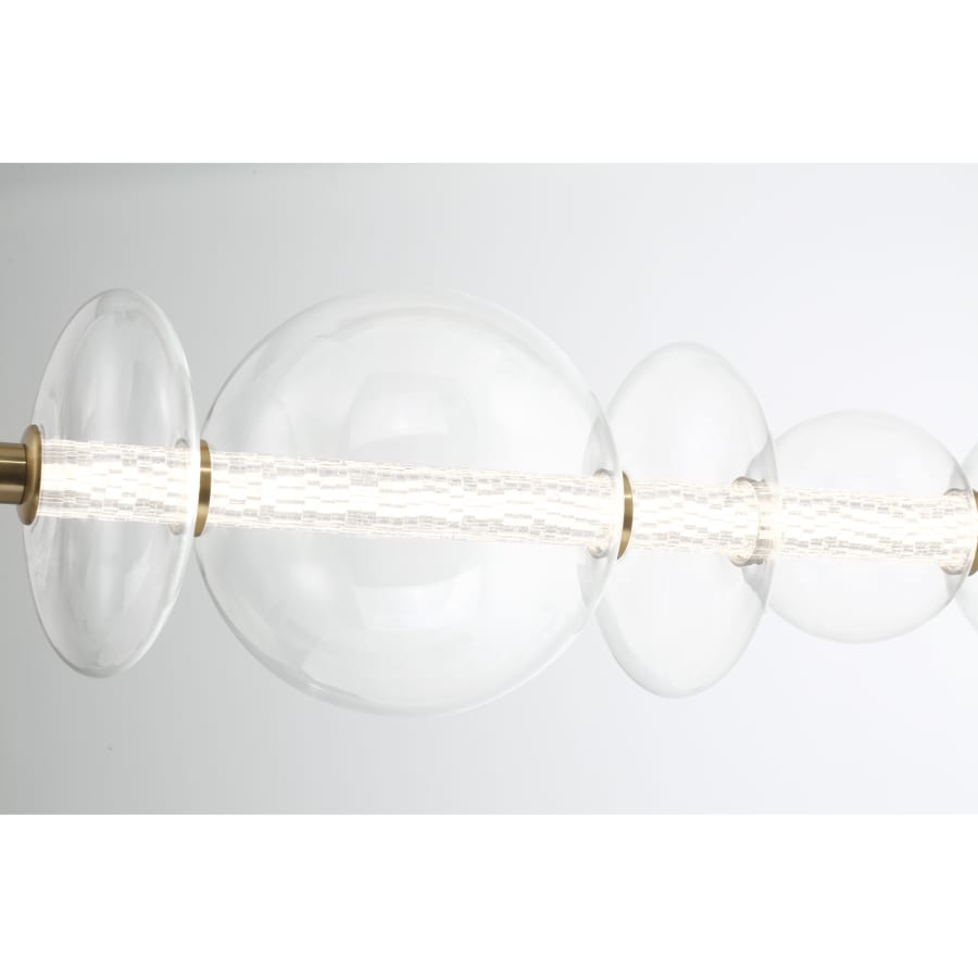 Eurofase Lighting Atomo 56" Wide 3000K LED Abstract Linear Chandelier