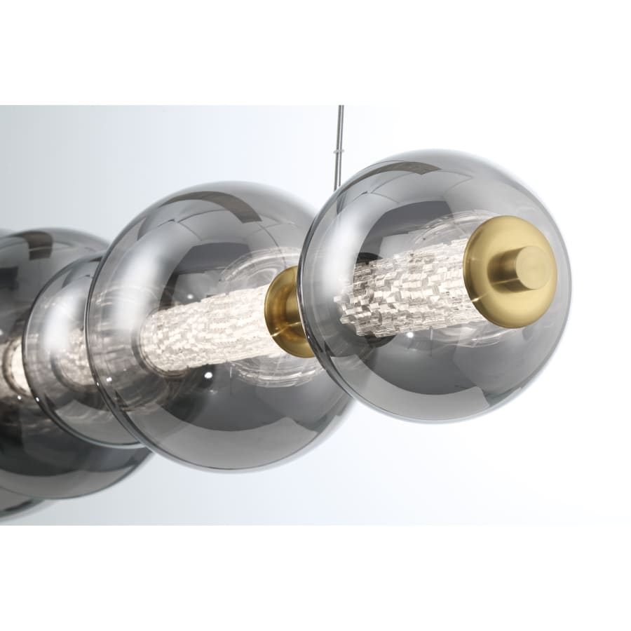 Eurofase Lighting Atomo 56" Wide 3000K LED Abstract Linear Chandelier