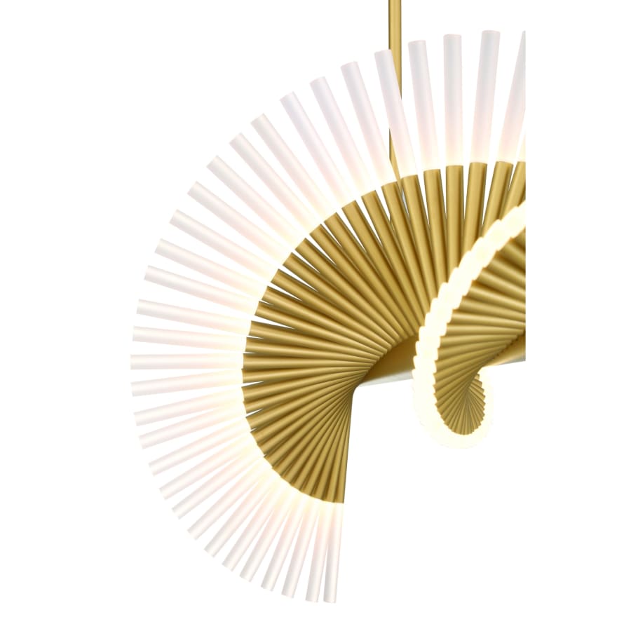 Eurofase Lighting Voltik 40" Wide LED Abstract Linear Chandelier