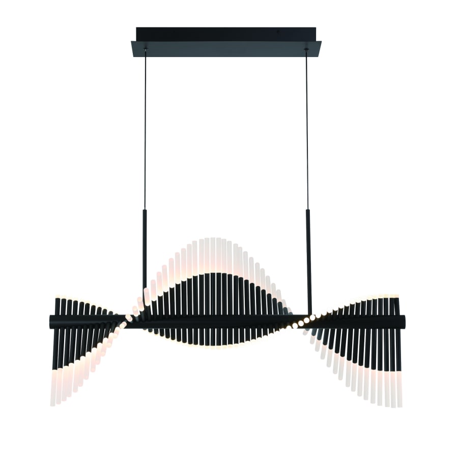 Eurofase Lighting Voltik 40" Wide LED Abstract Linear Chandelier
