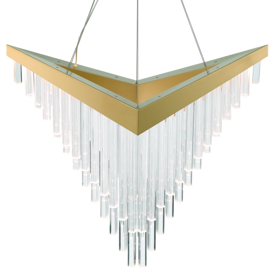 Eurofase Lighting Vivien 32" Wide LED Abstract Linear Chandelier