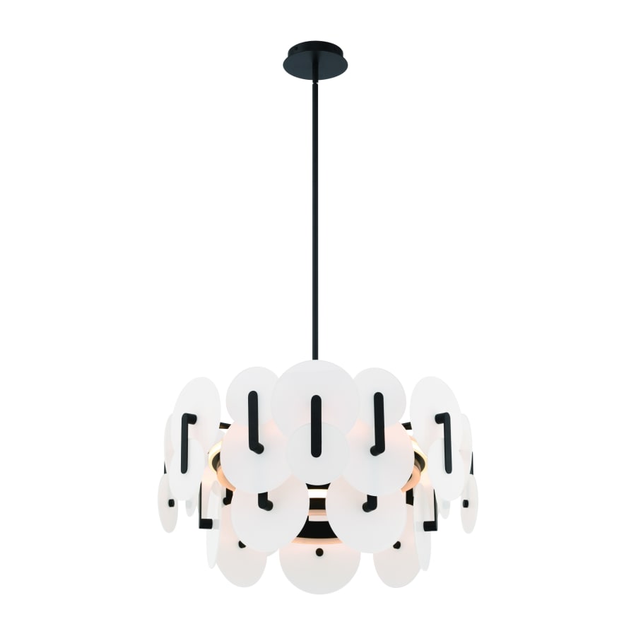 Eurofase Lighting Nuvola 24" Wide LED Abstract Drum Chandelier