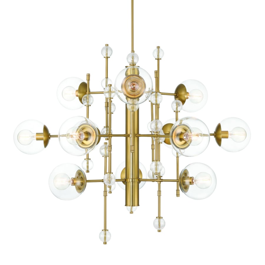 Eurofase Lighting Traiton 12 Light 48" Wide Abstract Chandelier