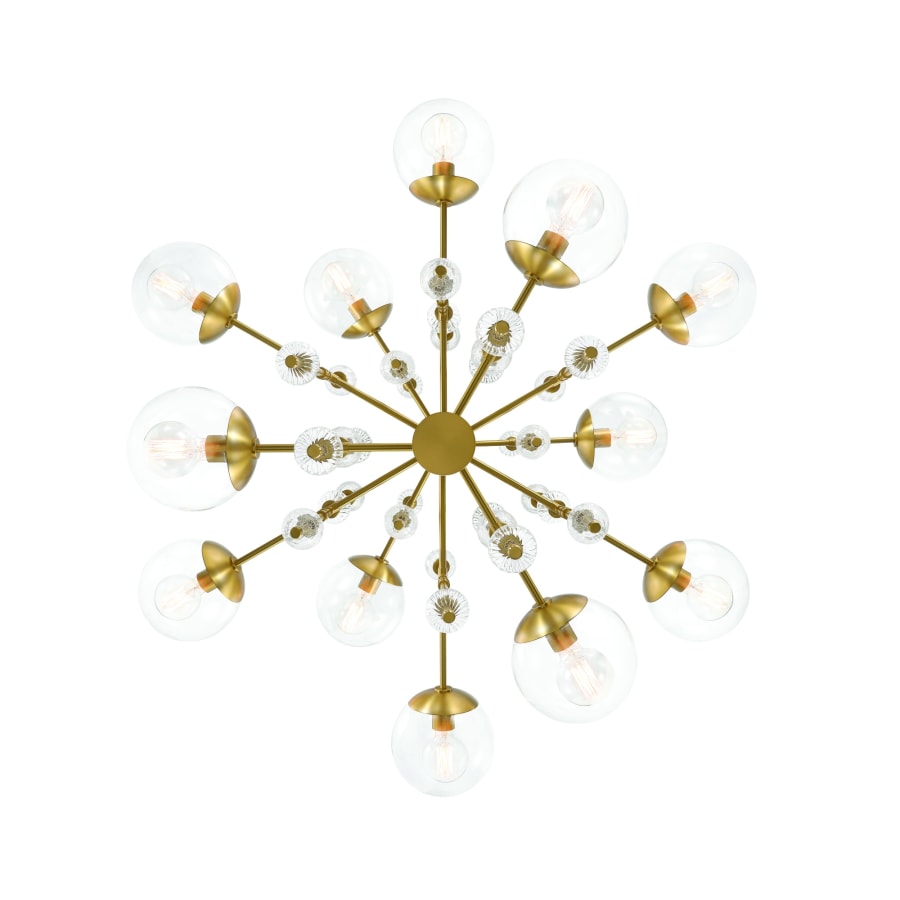 Eurofase Lighting Traiton 12 Light 48" Wide Abstract Chandelier