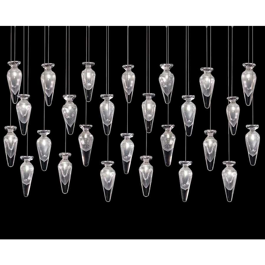 Fine Art Handcrafted Lighting Essence 26 Light 54" Wide LED Linear Pendant