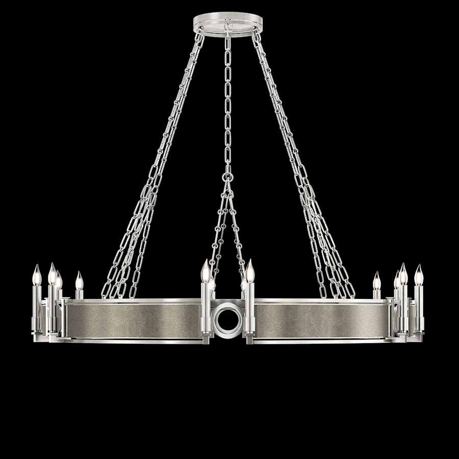 Fine Art Handcrafted Lighting Mirage 12 Light 50" Wide Taper Candle Style Chandelier