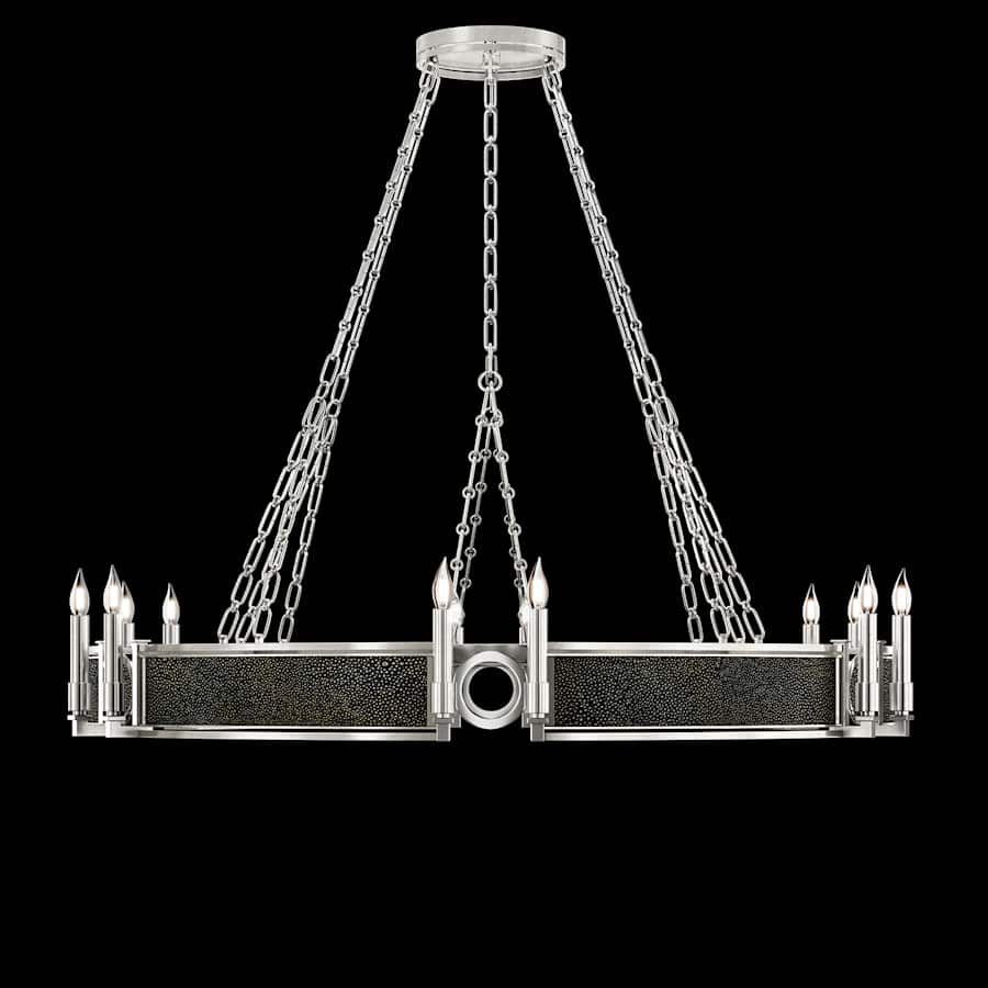 Fine Art Handcrafted Lighting Mirage 12 Light 50" Wide Taper Candle Style Chandelier
