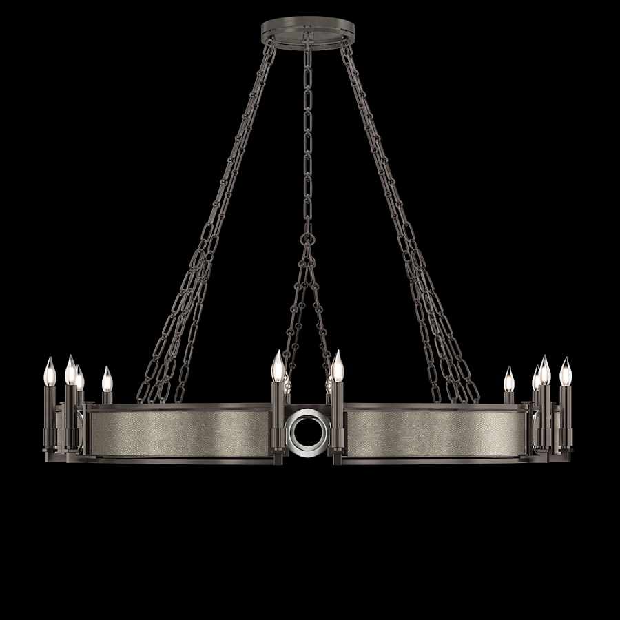 Fine Art Handcrafted Lighting Mirage 12 Light 50" Wide Taper Candle Style Chandelier