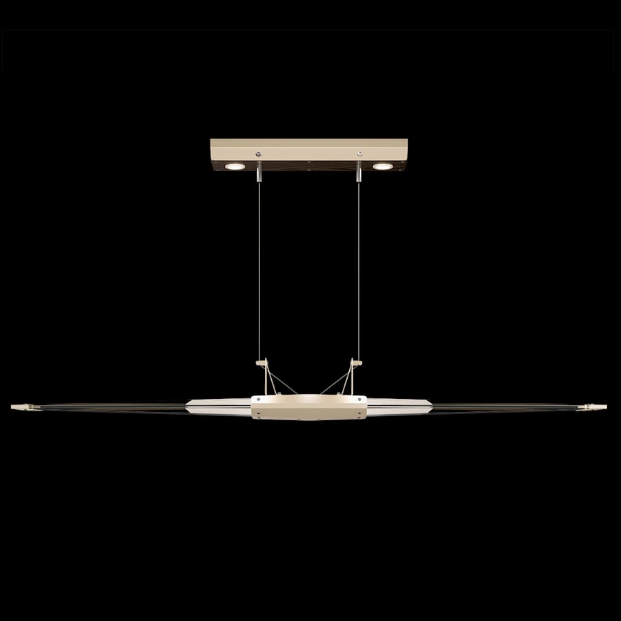 Fine Art Handcrafted Lighting Blade 2 Light 53" Wide Linear Pendant
