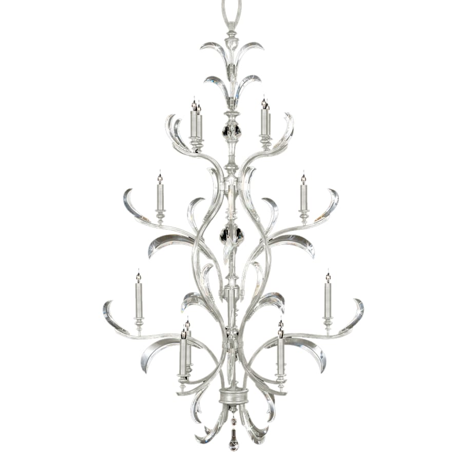 Fine Art Handcrafted Lighting Beveled Arcs 16 Light 48" Wide Crystal Chandelier