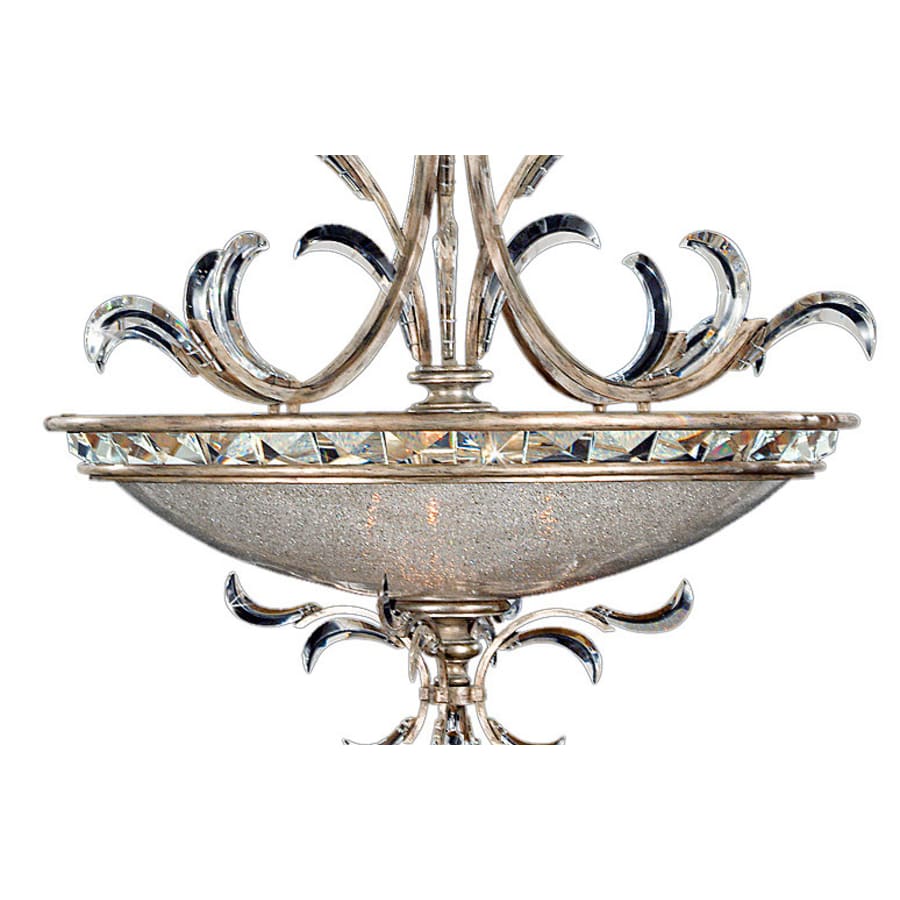 Fine Art Handcrafted Lighting Beveled Arcs 44" Diameter Three-Light Beveled Crystal Bowl Pendant