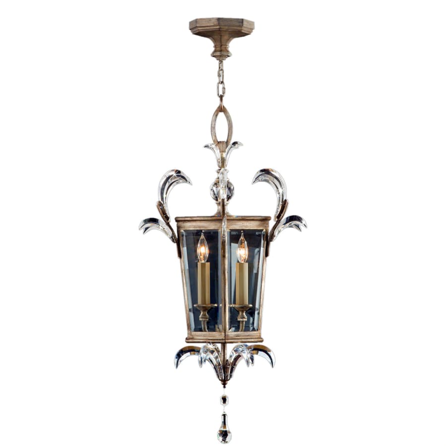 Fine Art Handcrafted Lighting Beveled Arcs 22" Diameter Three-Light Beveled Crystal Foyer Pendant