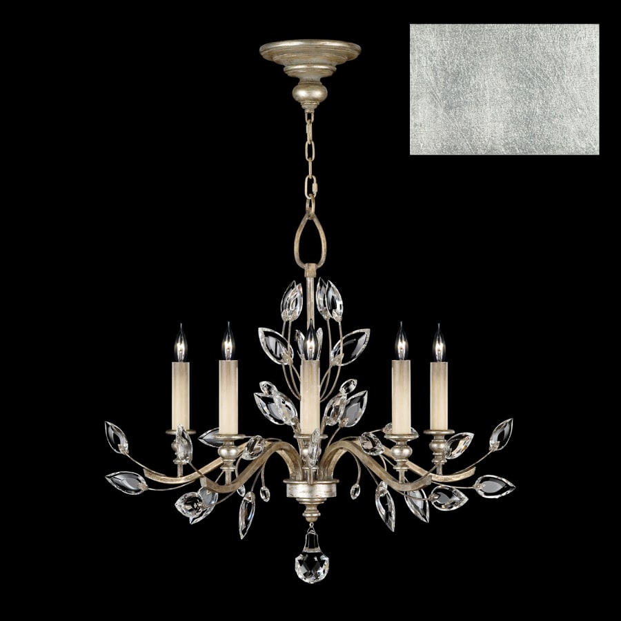 Fine Art Handcrafted Lighting Crystal Laurel 5 Light 32" Wide Crystal Chandelier