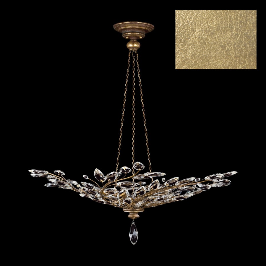 Fine Art Handcrafted Lighting Crystal Laurel 6 Light 47" Wide Crystal Chandelier