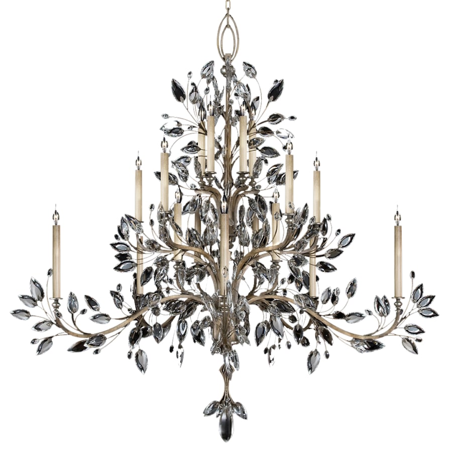 Fine Art Handcrafted Lighting Crystal Laurel 20 Light 75" Wide Crystal Chandelier