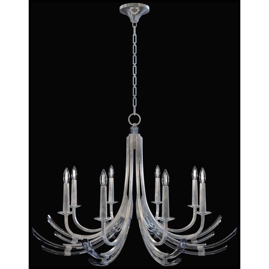Fine Art Handcrafted Lighting Trevi 8 Light 40" Wide Crystal Abstract Chandelier