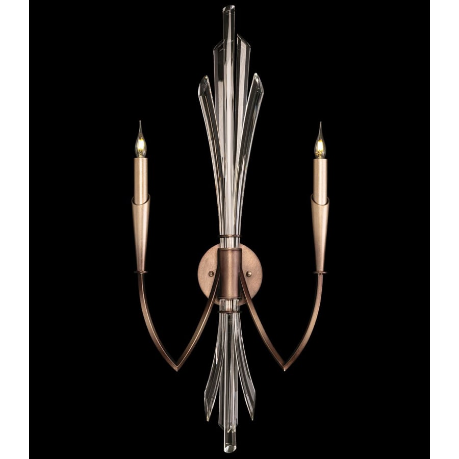 Fine Art Handcrafted Lighting Trevi 2 Light 33" Tall Wall Sconce