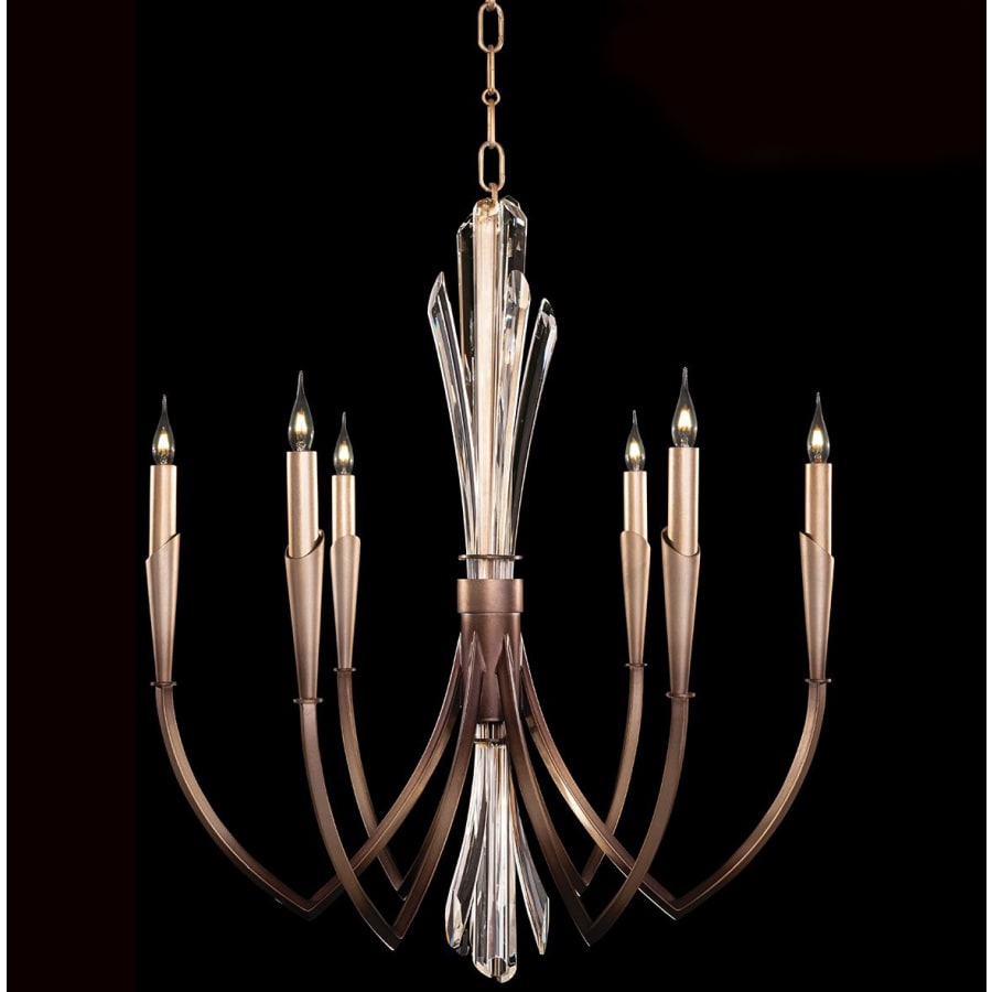 Fine Art Handcrafted Lighting Trevi 6 Light 26" Wide Crystal Candle Style Chandelier