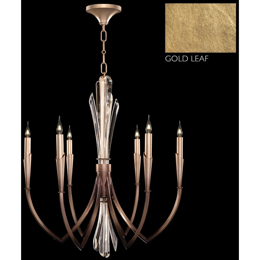 Fine Art Handcrafted Lighting Trevi 6 Light 26" Wide Crystal Candle Style Chandelier