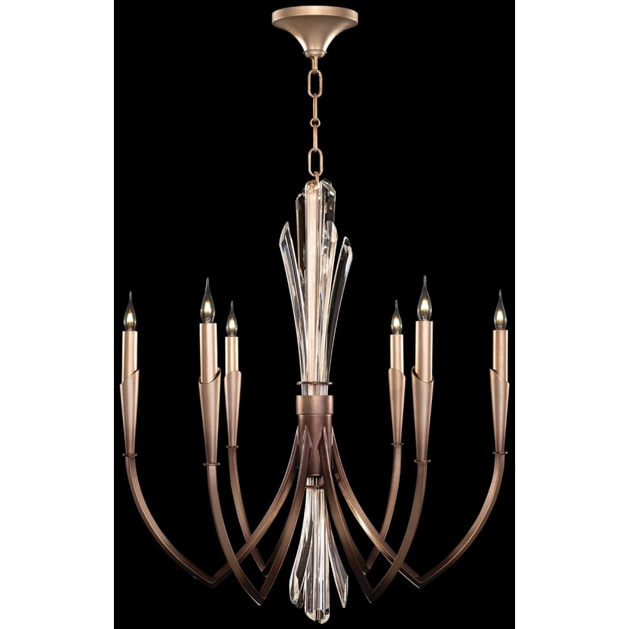 Fine Art Handcrafted Lighting Trevi 6 Light 26" Wide Crystal Candle Style Chandelier