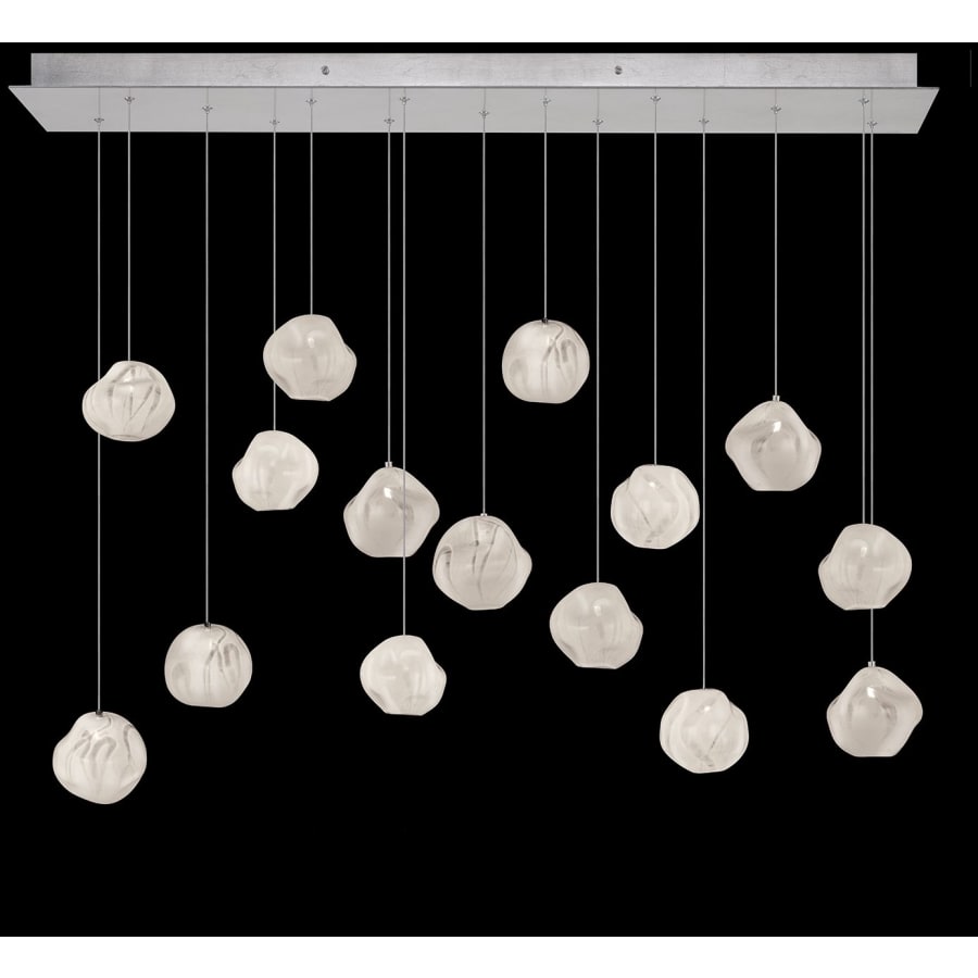 Fine Art Handcrafted Lighting Vesta 15 Light 48" Wide LED Abstract Multi Light Pendant