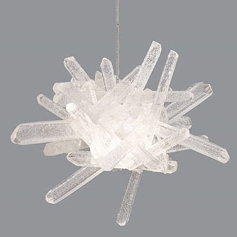 Fine Art Handcrafted Lighting Diamantina 3 Light LED Single Pendant with Quartz Shade