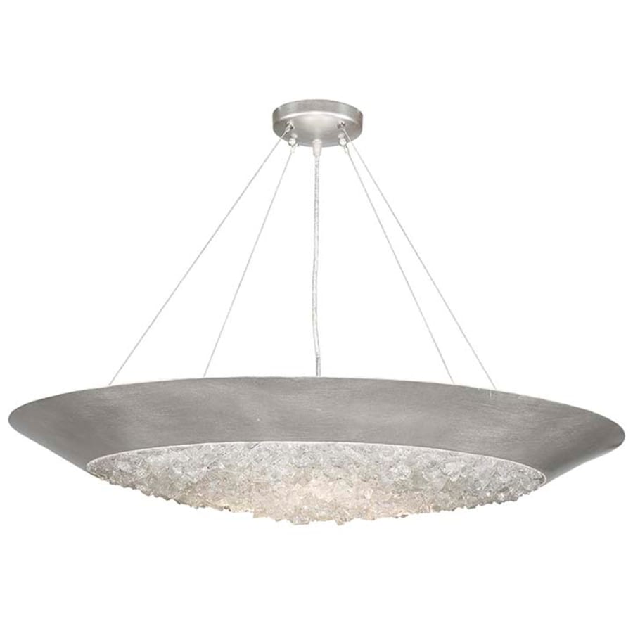 Fine Art Handcrafted Lighting Arctic Halo 3 Light 4-1/2" High Crystal Chandelier
