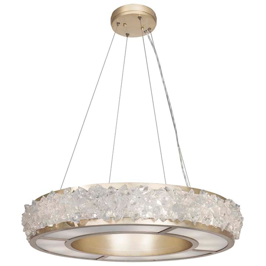 Fine Art Handcrafted Lighting Arctic Halo 12 Light 5" High Crystal Chandelier