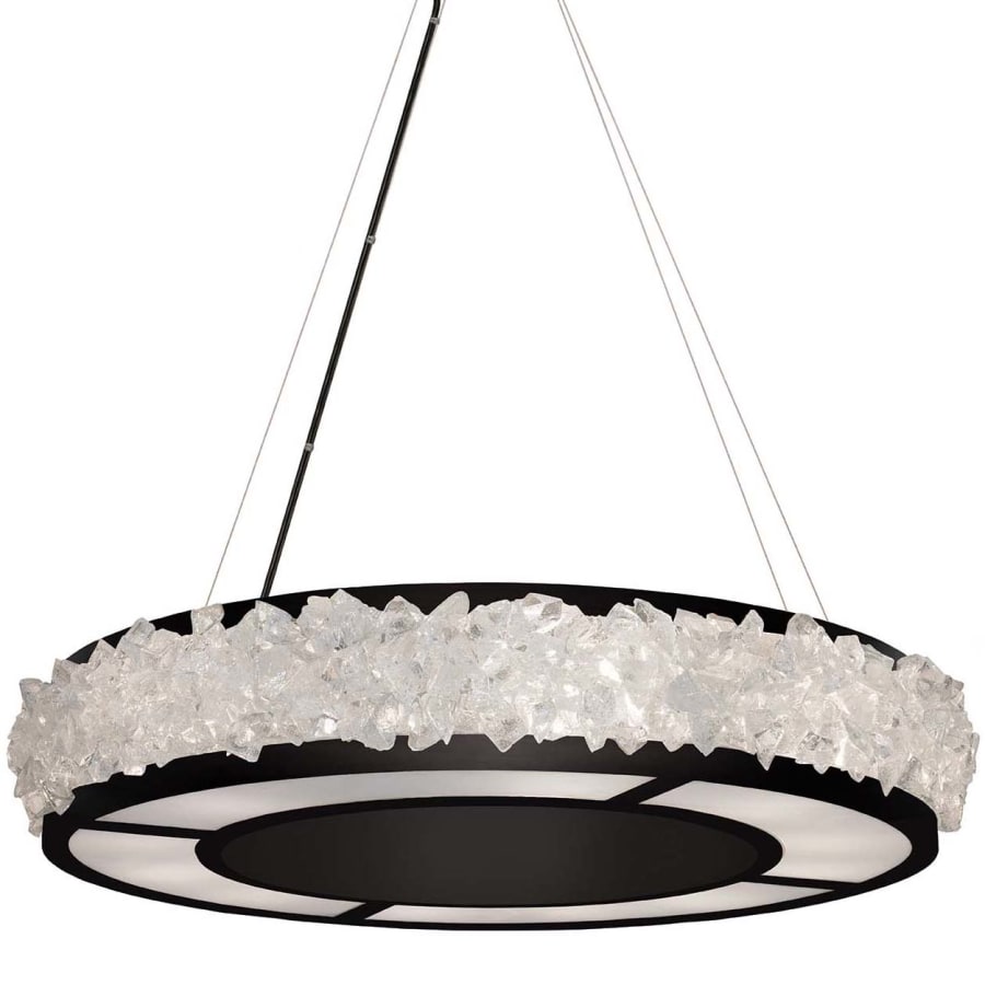 Fine Art Handcrafted Lighting Arctic Halo 12 Light 5" High Crystal Chandelier