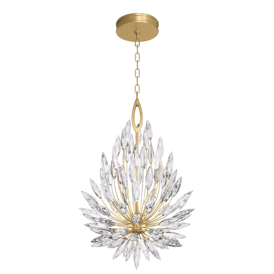 Fine Art Handcrafted Lighting Lily Buds 3 Light 19" Wide Crystal Pendant