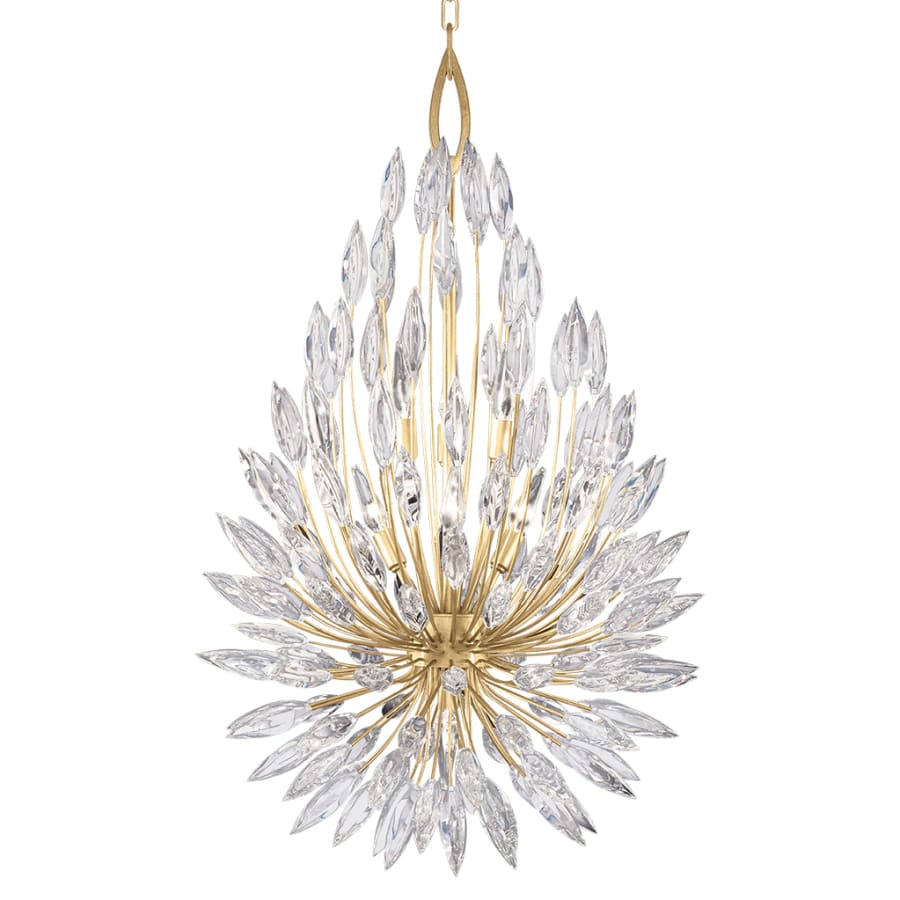 Fine Art Handcrafted Lighting Lily Buds 6 Light 24" Wide Crystal Chandelier