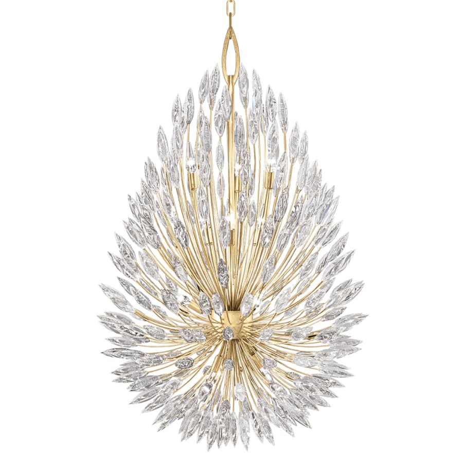 Fine Art Handcrafted Lighting Lily Buds 12 Light 34" Wide Crystal Chandelier
