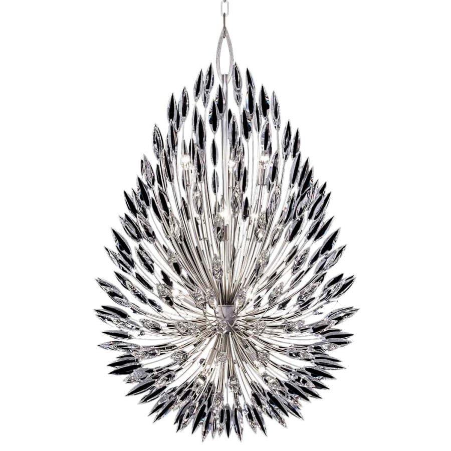 Fine Art Handcrafted Lighting Lily Buds 12 Light 33-1/2" Wide Crystal Chandelier