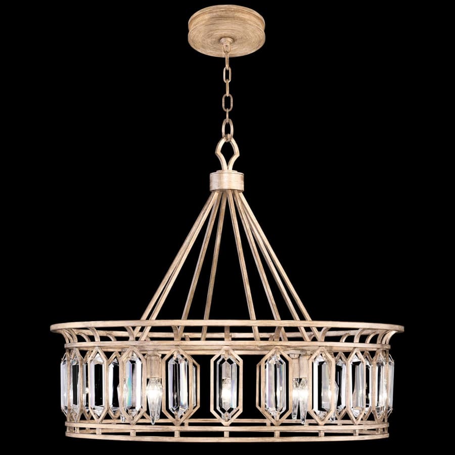 Fine Art Handcrafted Lighting Westminster 8 Light 27-3/4" High Crystal Chandelier